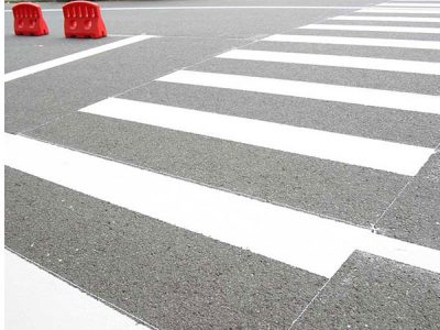 How to mark zebra crossing line?