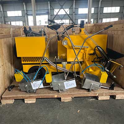 RS-15D Multifunctional Hot Melt Road Marking Machine Emballage et livraison