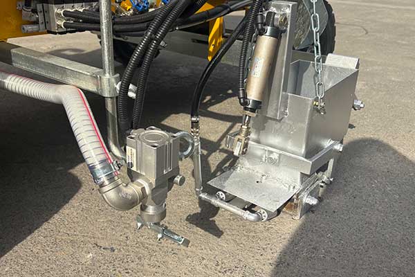 Máquina de marcação rodoviária termoplástica por extrusão RS-15H Detalhes