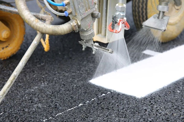 Enhancing Road Marking Paint Using Glass Beads